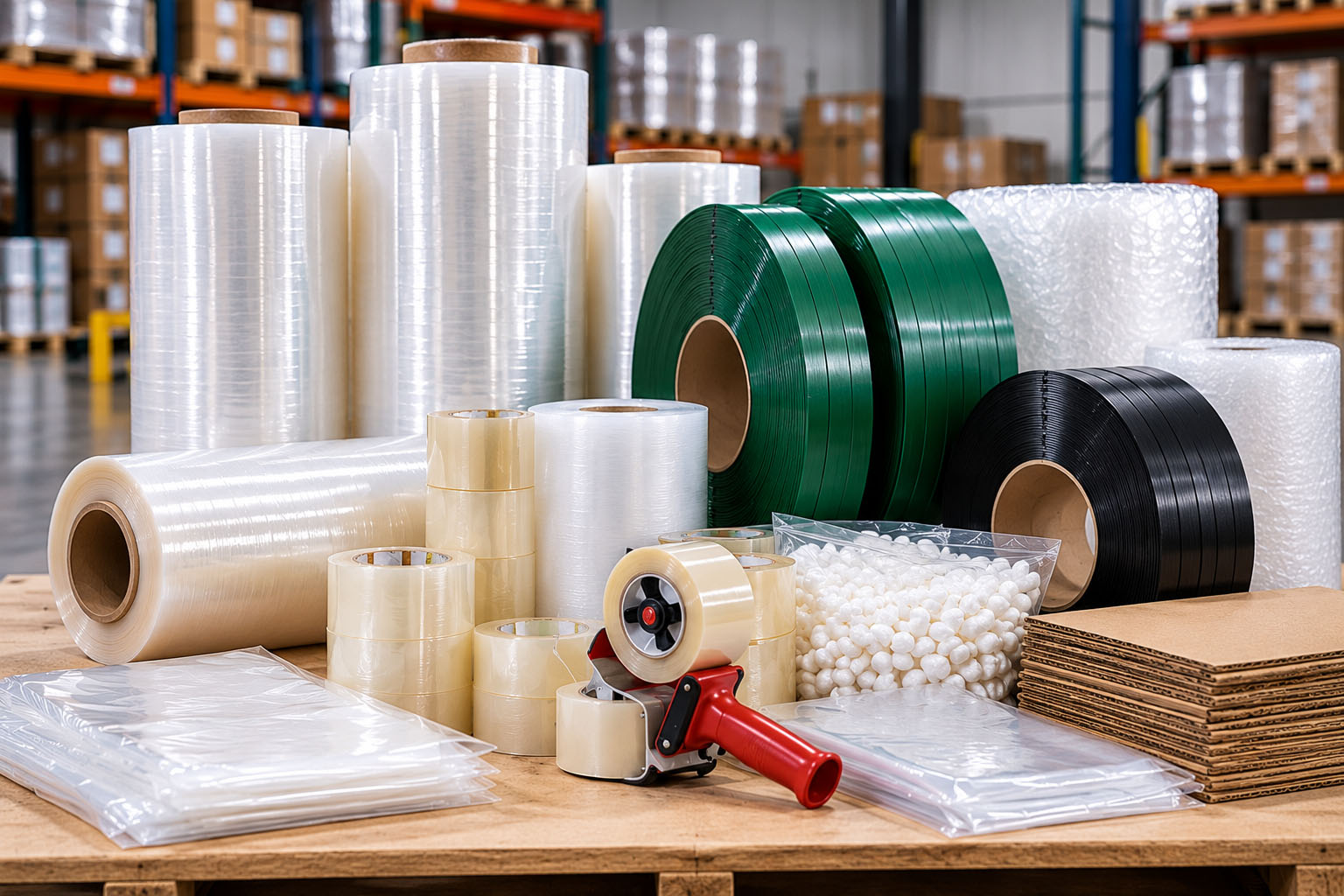Industrial packaging materials